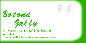 botond galfy business card